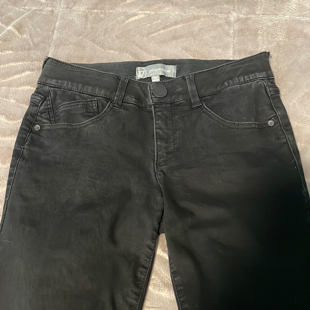 Wit & Wisdom Black Skinny Jeans